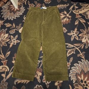 Olive Green Corduroy Pants